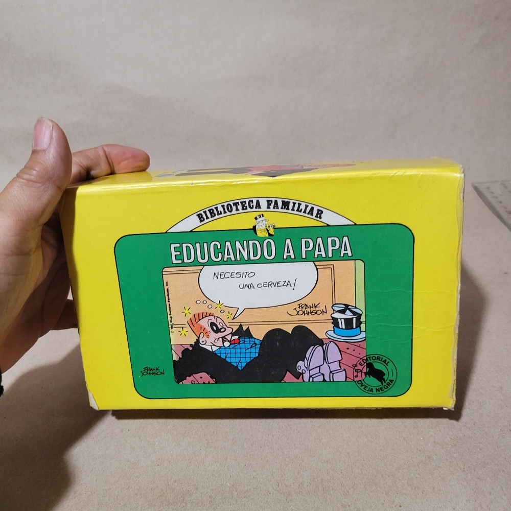 Rare Set of 12 Books - Educando A Papá. Frank Johnson. Oveja Negra. 1987